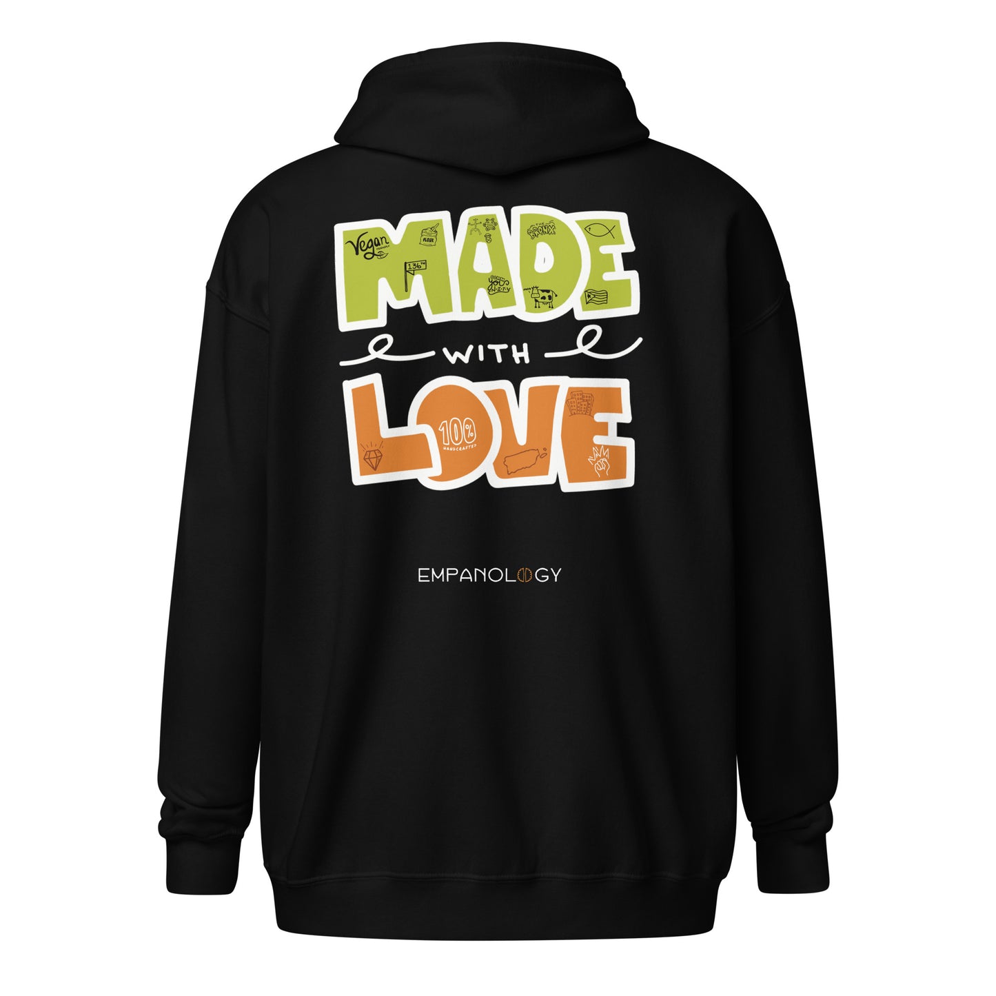 Emp MWL heavy blend zip hoodie