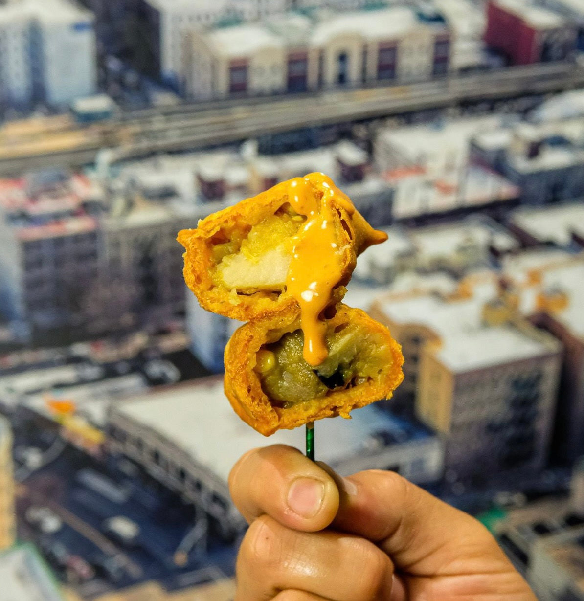 Vegan Sancocho empanada